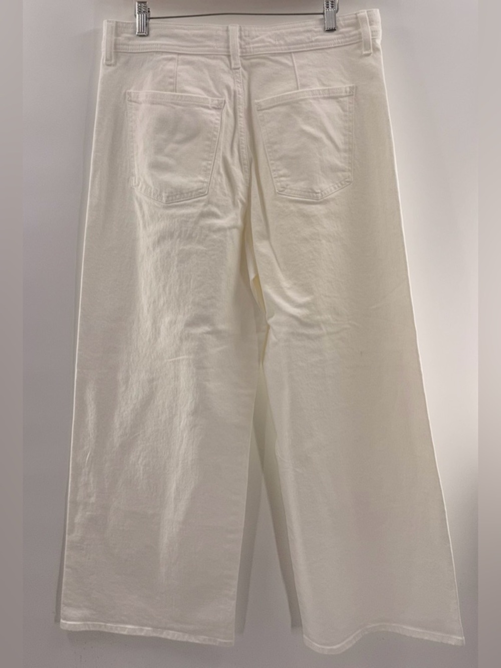NWT High-Rise Sailor Wide Leg Ankle Jeans Relaxed Fit Universal Thread White 12 - Picture 8 of 11